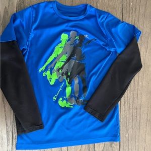 Champion king sleeve wicking shirt